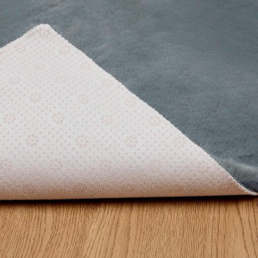 vidaXL Χαλιά Ψεύτικου Κουνελιού Olite Ανθρακί 200x280cm