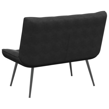 vidaXL Πάγκος Μαύρο 110x74x84cm Βελούδινος 1 τεμ.