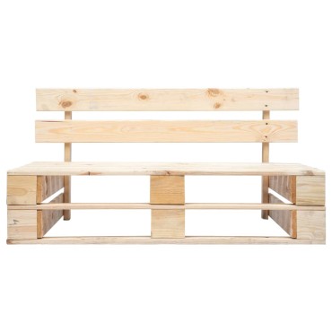 vidaXL Παγκάκι Κήπου από Παλέτες Ξύλινο 110x65x55cm 1 τεμ.