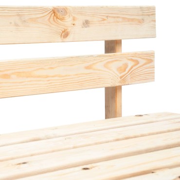 vidaXL Παγκάκι Κήπου από Παλέτες Ξύλινο 110x65x55cm 1 τεμ.