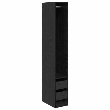 vidaXL Ντουλάπι Μαύρη Οξυά 50x30x200cm Επεξεργασμένο Ξύλο