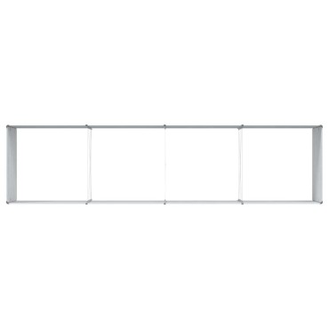 vidaXL Υπερυψωμένη Ζαρντινιέρα Ανοιχτό καφέ 320 x 80 x 77 cm