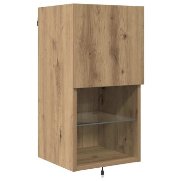 vidaXL Μονάδες Τοίχου Τηλεόρασης 4 τμχ. Artisan Oak Επεξεργασμένο Ξύλο