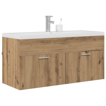 vidaXL Ντουλάπι Μπάνιου Artisan Oak 100x38,5x46cm