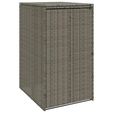vidaXL Κουτί Κάδου Σκύλου Γκρι 65 x 80 x 115 εκ. Πολυαιθυλένιο