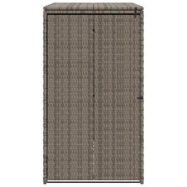 vidaXL Κουτί Κάδου Σκύλου Γκρι 65 x 80 x 115 εκ. Πολυαιθυλένιο