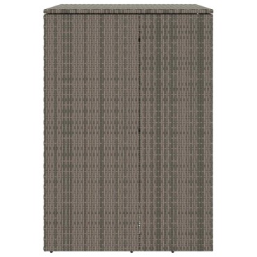 vidaXL Κουτί Κάδου Σκύλου Γκρι 65 x 80 x 115 εκ. Πολυαιθυλένιο