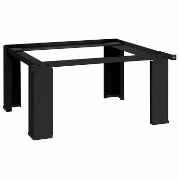 vidaXL Βάση Πλυντηρίου Ρούχων Μαύρο 64 x 55 x 32.5 εκ Ατσάλι