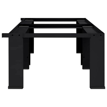 vidaXL Βάση Πλυντηρίου Ρούχων 2 τεμ. Μαύρο 127 x 54,5 x 32,5 εκ Ατσάλι