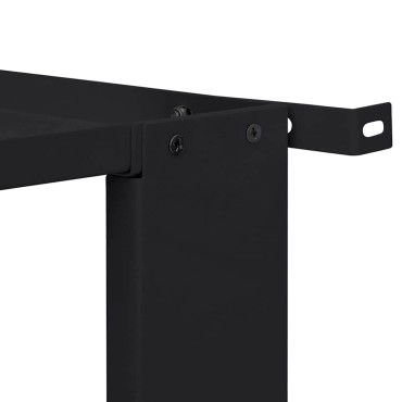vidaXL Βάση Πλυντηρίου Ρούχων 2 τεμ. Μαύρο 127 x 54,5 x 32,5 εκ Ατσάλι