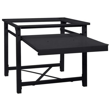 vidaXL Βάση Πλυντηρίου Ρούχων Μαύρο 64 x 55 x 32.5 εκ Ατσάλι