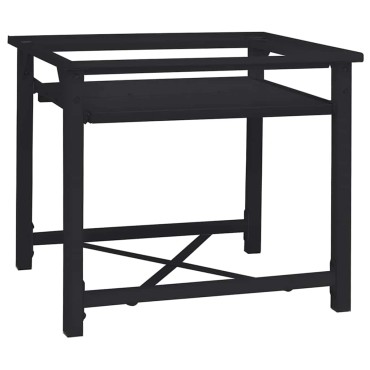 vidaXL Βάση Πλυντηρίου Ρούχων Μαύρο 64 x 55 x 32.5 εκ Ατσάλι