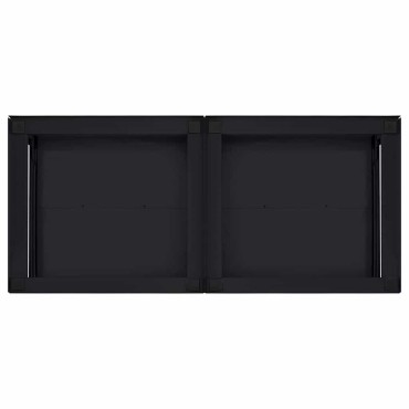 vidaXL Βάση Πλυντηρίου Ρούχων 2 τεμ. Μαύρο 120 x 56 x 52 εκ Ατσάλι