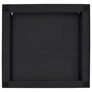 vidaXL Βάση Πλυντηρίου Ρούχων Μαύρο 62 x 60,5 x 32,5 εκ Ατσάλι