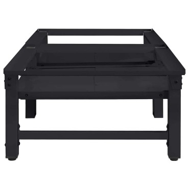 vidaXL Βάση Πλυντηρίου Ρούχων 2 τμχ. Μαύρο 124,5 x 61,5 x 32,5 εκ