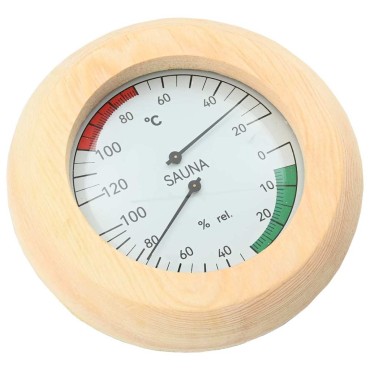 vidaXL Σετ Αξεσουάρ Σαουνάς 4 pcs Καφέ Μασίφ Ξύλο Πεύκου και Κάνναβη