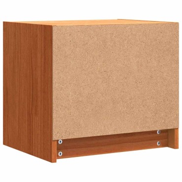 vidaXL Κομοδίνα Κερωτό καφέ 40x30.5x35.5cm Ξύλο Πεύκου 1 τεμ.