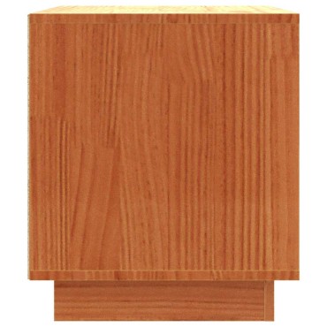 vidaXL Ντουλάπι TV Κερωτό καφέ 80x35x40,5cm Στερεά ξυλεία πεύκου