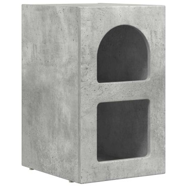 vidaXL Κομοδίνο ELST Σκυρόδεμα Γκρι 29,5x33,5x50 εκ 1 τεμ.