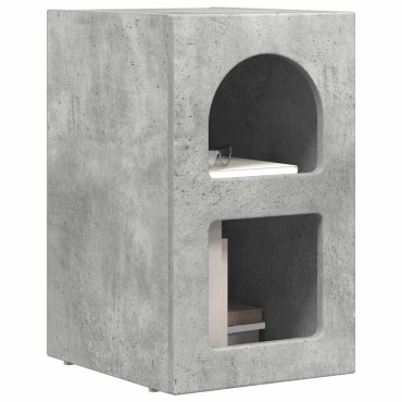 vidaXL Κομοδίνο ELST Σκυρόδεμα Γκρι 29,5x33,5x50 εκ 1 τεμ.