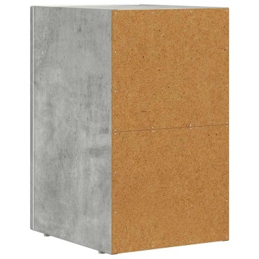vidaXL Κομοδίνο ELST Σκυρόδεμα Γκρι 29,5x33,5x50 εκ 1 τεμ.