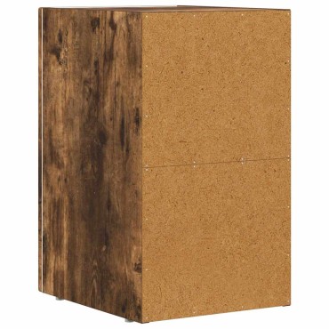 vidaXL Κομοδίνο ELST Καπνιστό Δρύς 29,5x33,5x50 εκ 1 τεμ.