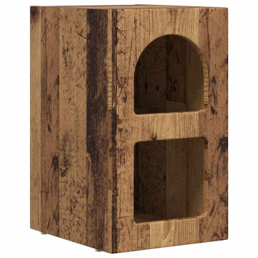 vidaXL Κομοδίνο ELST Παλιό ξύλο 29,5x33,5x50cm Επεξεργασμένο Ξύλο 1 τεμ.