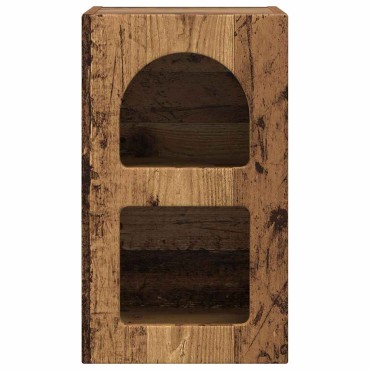vidaXL Κομοδίνο ELST Παλιό ξύλο 29,5x33,5x50cm Επεξεργασμένο Ξύλο 1 τεμ.