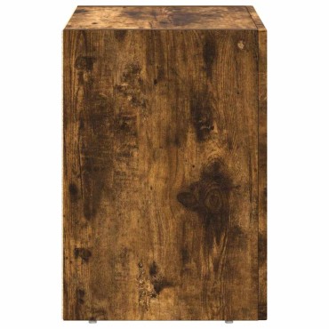 vidaXL Κομοδίνο ELST Καπνιστό Δρύς 40x35x50cm Επεξεργασμένο Ξύλο 1 τεμ.