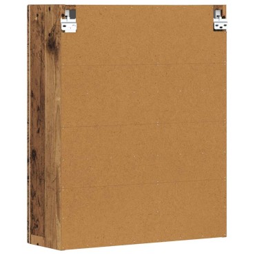 vidaXL Κρεμαστό ντουλάπι ELST Παλαιωμένο ξύλο 59x20x71,5 εκ 1 τεμ.