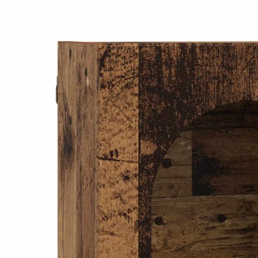 vidaXL Κρεμαστό ντουλάπι ELST Παλαιωμένο ξύλο 59x20x71,5 εκ 1 τεμ.