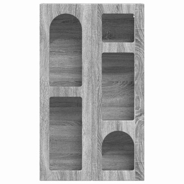 vidaXL Κρεμαστό ντουλάπι με ράφι ELST Γκρι Sonoma 59x20x100 εκ 1 τεμ.