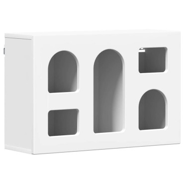 vidaXL Κρεμαστό ντουλάπι ELST Λευκό 60x20x40cm Επεξεργασμένο Ξύλο 1 τεμ.