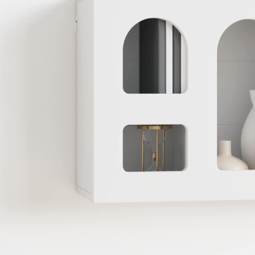 vidaXL Κρεμαστό ντουλάπι ELST Λευκό 60x20x40cm Επεξεργασμένο Ξύλο 1 τεμ.
