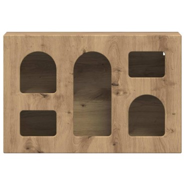 vidaXL Κρεμαστό ντουλάπι με ράφι ELST Artisan Δρυς 60x20x40 εκ 1 τεμ.
