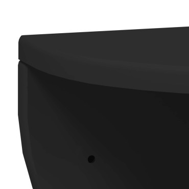 vidaXL Ράφι Τοίχου Επιτοίχιο Μαύρο 38x19x19cm Επεξεργασμένο Ξύλο 1 τεμ.