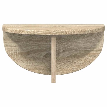 vidaXL Ράφι Τοίχου Επιτοίχιο Δρύς Sonoma 38x19x19 εκ 1 τεμ.