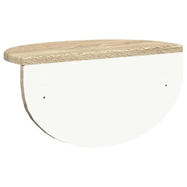 vidaXL Ράφι Τοίχου Επιτοίχιο Δρύς Sonoma 38x19x19 εκ 1 τεμ.