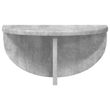 vidaXL Ράφι Τοίχου Επιτοίχιο Σκυρόδεμα Γκρι 38x19x19 εκ 1 τεμ.