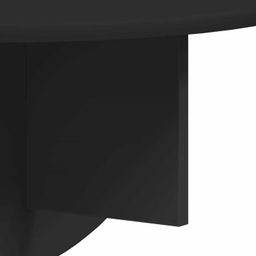 vidaXL Ράφι Τοίχου Επιτοίχιο Μαύρο 48x24x24cm Επεξεργασμένο Ξύλο 1 τεμ.