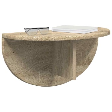 vidaXL Ράφι Τοίχου Επιτοίχιο Δρύς Sonoma 48x24x24 εκ 1 τεμ.