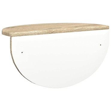 vidaXL Ράφι Τοίχου Επιτοίχιο Δρύς Sonoma 48x24x24 εκ 1 τεμ.