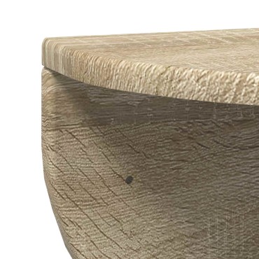 vidaXL Ράφι Τοίχου Επιτοίχιο Δρύς Sonoma 48x24x24 εκ 1 τεμ.