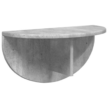 vidaXL Ράφι Τοίχου Επιτοίχιο Σκυρόδεμα Γκρι 48x24x24 εκ 1 τεμ.