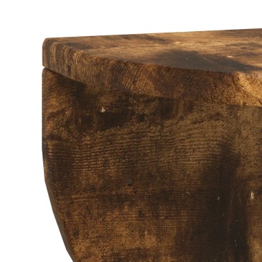 vidaXL Ράφι Τοίχου Επιτοίχιο Καπνιστό Δρύς 48x24x24 εκ 1 τεμ.
