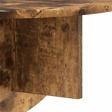 vidaXL Ράφι Τοίχου Επιτοίχιο Καπνιστό Δρύς 48x24x24 εκ 1 τεμ.