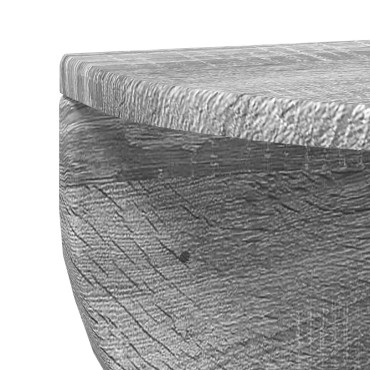 vidaXL Ράφι Τοίχου Επιτοίχιο Γκρίζο Σονομα 48x24x24 εκ 1 τεμ.