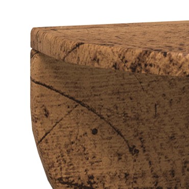 vidaXL Ράφι Τοίχου Επιτοίχιο Παλιό ξύλο 48x24x24 εκ 1 τεμ.