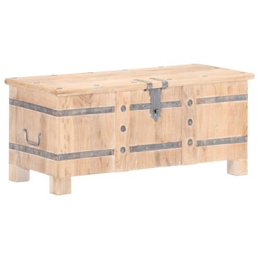 vidaXL Μπαούλο 90x40x40cm από Μασίφ Ξύλο Ακακίας 1 τεμ.