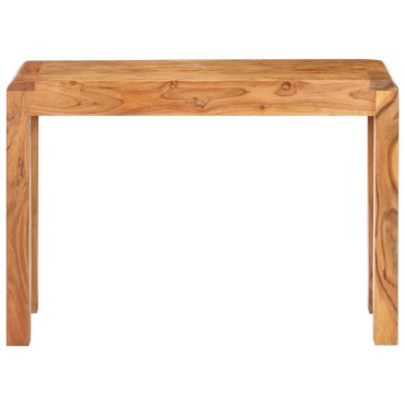 vidaXL Τραπέζι Κονσόλα 110x40x76cm Μασίφ Ξύλο Ακακίας Μελί Φινίρισμα 1 τεμ.
